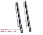 Grill Parts Zone Stainless Steel Smoker Burner for Select Viking VGBQ412-2RT VGBQ412T VGBQ530-4RT VGBQ530T (2-PK) Gas Models - Grill Parts America