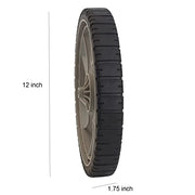 Parts Camp Universal 12 inch Plastic Wheel Replaces Arnold 490-324-0002 12x1.75" rear wheel For Walk-Behind Mowers 1pcs - Grill Parts America
