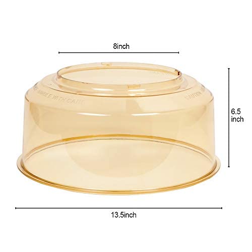 Nuwave Power Dome for the NuWave Pro Plus Oven and Elite Oven – Genuine Replacement Part Made by Manufacturer, Transparent Amber - Grill Parts America