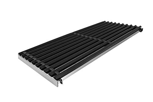 SafBbcue Cast Iron Cooking Grates and Infrared Emitter Replacement for Charbroil Infrared Grills 463241013 463243812 463246909 463262210 463270610 463273614 466241013 466247110 - Grill Parts America
