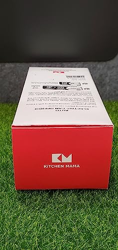 Kitchen Mama Auto Electric Can Opener: Open Your Cans with A Simple Push of Button - Automatic, Hands Free, Smooth Edge, Food-Safe, Battery Operated, YES YOU CAN (Red) - Grill Parts America