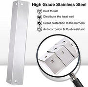 Criditpid Grill Replacement Parts for Chargriller 5050, 5650, 3001, 3030, 5072, 3008, 4000, 5252, 5050 Grill Models, Stainless Steel Heat Plates, Burner Tubes, Hanger Brackets for Chargriller. - Grill Parts America