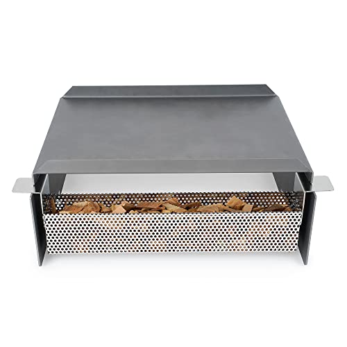 Stanbroil Heavy Duty Steel Heat Baffle Diffuser with Stainless Steel Smoker Box, Replacement Part for Traeger, Camp Chef and Most Other Pellet Smoker Grills - Grill Parts America