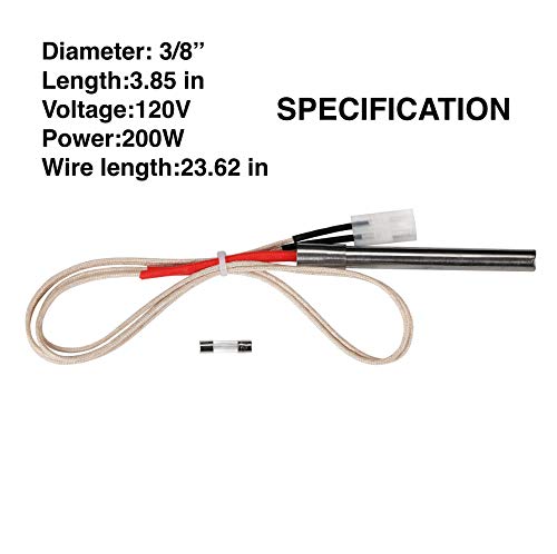 GRILLME Replacement Hot Rod Ignitor Kit for Traeger Wood Pellet Grills - Grill Parts America
