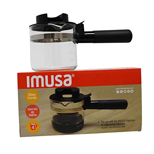 IMUSA USA Espresso Maker Carafe in Gift Box, Clear 4 Cup - Grill Parts America