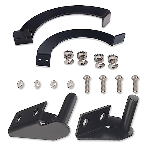 Braveboy Grills Side Door Stop Arc & Grills Lid Hinge Kit Compatible with Traeger Grills, Traeger Pellet Grills, Include One Left Side And One Right Side Hinge/Door Stop Arc BCA002 Right Side BCA081 Left Side - Grill Parts America