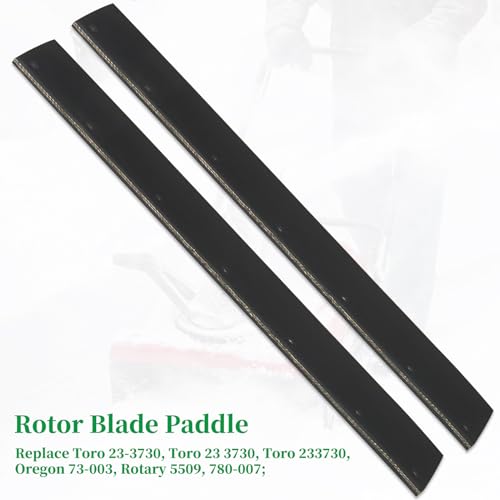 POSFLAG 23-3730 Rotor Blade Paddle with Toro 23-3170 Scraper Blade for Toro S-200, S-620, S200, S620 and Snow Master 20 Snowthrowers - Grill Parts America