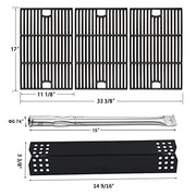 Hisencn Grill Parts Kit for Home Depot Nexgrill 6 Burner 720-0896E, 720-0896B, 720-0896C Gas Grill, Stainless Steel Grill Burners, Heat Plates Tent Shields Flame Tamers, Cooking Grates Grid - Grill Parts America