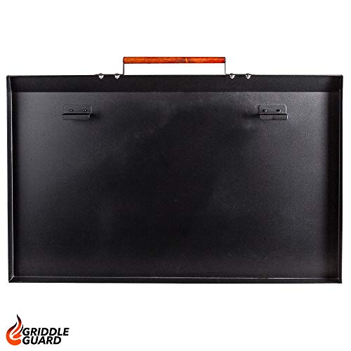 Hard Cover Lid Fits Nexgrill 36" Griddle - Made in USA (Black Aluminum) - Grill Parts America