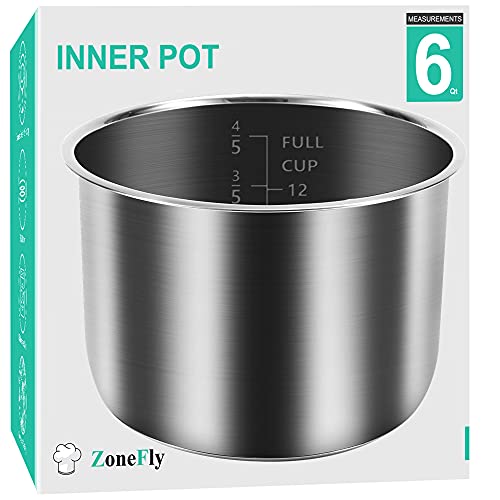 Instant Pot IP-Stainless Steel Inner Pot 8Qt Genuine Stainless Steel Inner Cooking Pot - 8 Quart