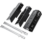Hisencn Grill Parts for Dyna-glo DGH353CRP, DGF350CSP, DGH373CRP-D, DGF371CRP-D Grills, Stainless Steel Grill Burner Tubes & Porcelain Steel Heat Plates Grill Replacement Parts for Dyna Glo Grill - Grill Parts America