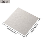 Waveguide Covers for Microwave, Juerly 4 Pack Mica Plates Sheets Heat Insulation Board for Universal Microwave Oven Repairing Part - Cut to Size, 5.1x 5.1inch - Grill Parts America