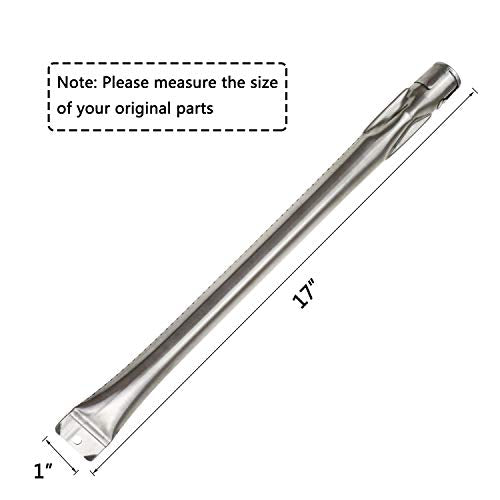 Hisencn Grill Replacement Parts for Members Mark GR2039201-MM-00, 17 inch Heat Plates, Grill Burners Replacement for Bakers and Chefs ST1017-012939 SAMS Club and Grill Chef BIG-8116, Uniflame (8 Pack) - Grill Parts America