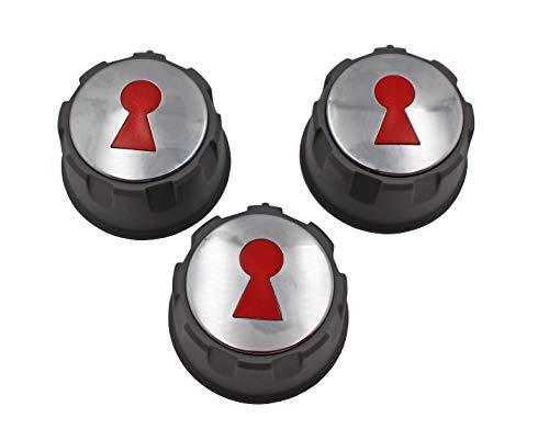 Control Knobs 69893 Compatible with Weber Spirit 200 & 300 Series (with Up Front Controls) Years 2013 and Newer(Set of 3) - Grill Parts America