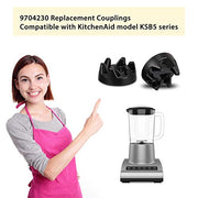 5 Packs 9704230 Blender Coupler Blender Coupling Replacment Parts with 1 Wrench Compatible with KitchenAid WP9704230VP WP9704230 - Kitchen Parts America