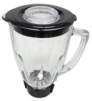 Ronnel Collection 6 Piece Round Blender Glass Jar Replacement Kit for Oster Blender, 1.3 Liter - 5.6 Cup Will Fit Oster Blender with Pin as pictured - Kitchen Parts America