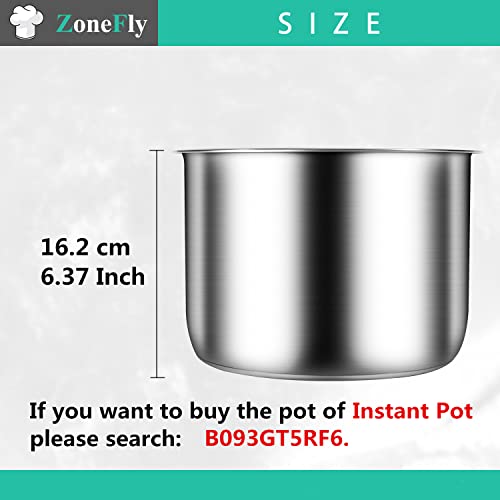 Genuine Instant Pot Stainless Steel Inner Cooking Pot 8 Quart 