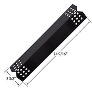 SHINESTAR Grill Parts Replacement for Grill Master 720-0697, Nexgrill 720-0783E, 720-0830A, 720-0830D, 720-0830H Porcelain Steel Heat Plate Tent and Stainless Steel Burner Tubes Set, 4-Pack - Grill Parts America