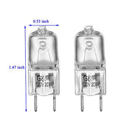 Light Bulb for GE Microwave Oven - Halogen Light Bulb Fits for GE Samsung Kenmore Elite Maytag Over the Stove Range Microwave, Night Light/Stove Light Bulb for GE microwave, Replaces WB25X10019, 2Pack - Grill Parts America