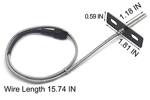 MARS CAMP Replacement for Pit boss RTD Temperature Probe Sensor, Compatible with Pit Boss 3/4/5/7 Series Vertical Smoker Wood Pellet Grills BBQ, PB-39P350 - Grill Parts America