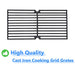 GasSaf Grill Grates Replacement for Brinkmann 810-2410-S,810-2511-F,810-9415-W,810-7490-F, Charmglow 810-8410-F, Browning, Grillada & Others, Set of 3 Cast Iron Cooking Grate(17 3/4" x 8 15/16" each) - Grill Parts America