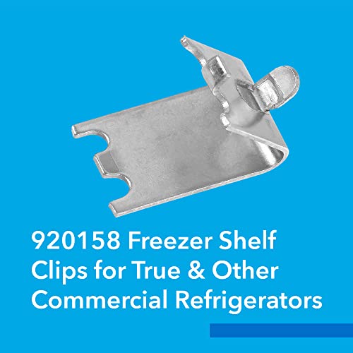 20 Pack Commercial Cooler/Freezer Shelf Clips - Fits TRUE, Beverage Air & Fogel (NSF)