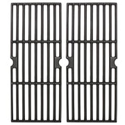 GRISUN Grill Grates for Oklahoma Joe's Longhorn Combo Grill, for Charcoal Firebox Area, Nexgrill 720 0826, Charbroil 461251314, Cast Iron Grill Grids for Longhorn Combo Charcoal/Gas Smoker 2 PCS - Grill Parts America