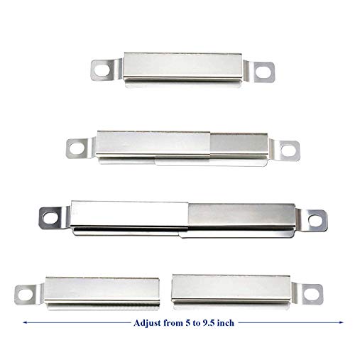 Utheer Grill Parts for Charbroil Performance 475 4 Burner 463347017, 463361017, 463673017, 463342119, 463376018P2 Gas Grills, Included Burner Tube, Heat Plate Shield, Adjustable Crossover Tubes - Grill Parts America