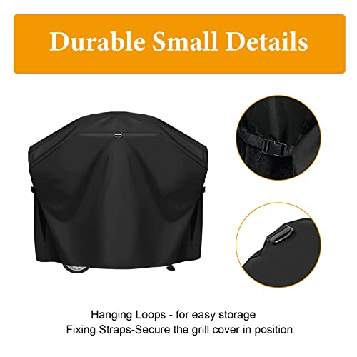 BBQ-PLUS Grill Cover for Napoleon TravelQ Scissor Cart - Thumbnail 5
