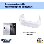 Romalon 240363702 Door Bin 14.3in(L)×4.2in(W)×5.5in(H) Replaces 891287 AH430207 EA430207 PS430207（1 Pack）Replaces 240363705, 240363708, AP2116106 - Grill Parts America