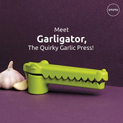 NEW!!! Garligator Garlic Press by OTOTO - Garlic Mincer Tool - Funny Gifts - Alligator Garlic Press - Garlic Crusher Press with Ergonomic Handle - Ototo Design Cute Kitchen Gadgets Kitchen Accessories - Grill Parts America