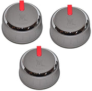Weber 66047 3 Piece Knob Kit for 2019 and Newer Genesis II E/ES 310/610 Series Grills - Grill Parts America