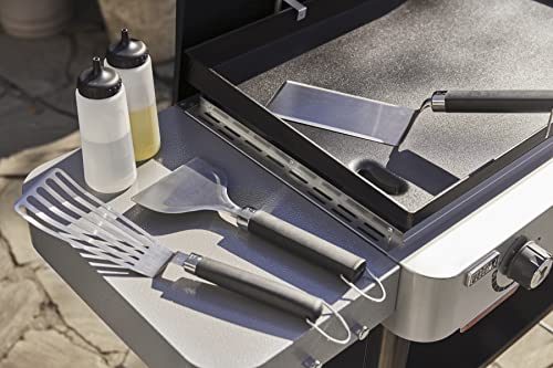Weber 6776 Essential 5PC Griddle Tool Set, Silver - Grill Parts America