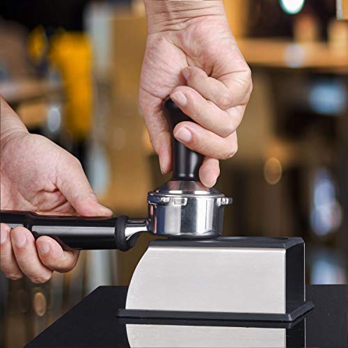 51mm Espresso Tamper, SANTOW Barista Coffee Tamper with Flat Stainless Steel Base – Professional Espresso Hand Tamper - Grill Parts America