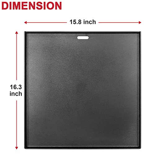 GLOWYE Grill Flat Top for Weber 7672 Crafted Genesis Grills, Griddle Top for Genesis & Spirit 2016+ Grills, Genesis II 300 Series 400 Series, Genesis 2022 SX-325s S-325s E-325s EX-325s, Carbon Steel - Grill Parts America