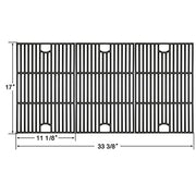 Hisencn 17 inch Grill Cooking Grates for Homedepot Nexgrill 720-0896 720-0896B 720-0896C 720-0896CP 720-0896E, Cast Iron Grate Grill Grid Replacement Parts for Nexgrill 720-0898 720-0898A - 3 Pack - Grill Parts America