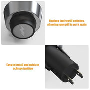 BBQ-PLUS 66220 Grill Ignitor Button Switch for Weber GS4 Genesis II and Spirit 2(2017 and Newer),Grill Ignition Replacement Parts for Weber Spirit II E/S-210, E/S-310 45010001 Grill Parts - Grill Parts America