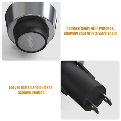 BBQ-PLUS 66220 Grill Ignitor Button Switch for Weber GS4 Genesis II and Spirit 2(2017 and Newer),Grill Ignition Replacement Parts for Weber Spirit II E/S-210, E/S-310 45010001 Grill Parts - Grill Parts America