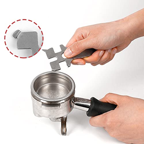 watchget Espresso Multifunctional Wrench Portafilter Basket Removal Tool Stainless Steel Espresso Machine Accessories - Grill Parts America