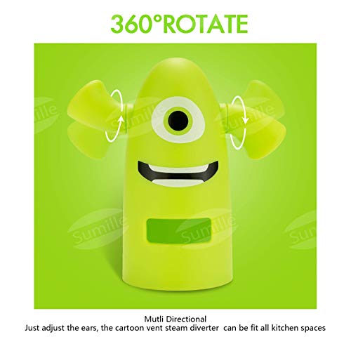 Silicone Steam Release Diverter Kitchen Accessory for Instant Pot Compatible with Instant Pot DUO/Smart/Nova/Viva Models (Shrek) - Kitchen Parts America