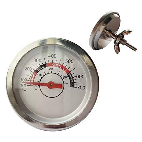 BBQ-Element Grill Thermometer Heat Indicator Replacement for Charbroil 463449914, 463241113, 463268107, Temperature Gauge for Brinkmann 810-3660-S Grill Models. - Grill Parts America