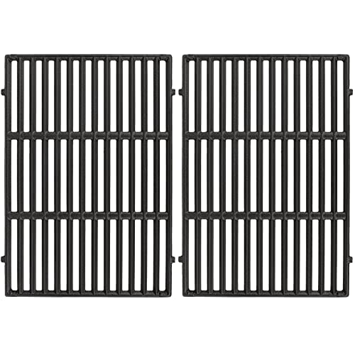 QuliMetal 18.75" Cooking Grates for Weber Genesis II 300 and Genesis II LX 300 Series Gas Grills, Cast Iron Grill Grates Replacement for Weber 66095 - Grill Parts America