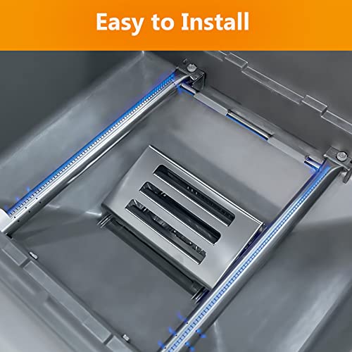 Hisencn 67060 Grill Heat Deflector for Weber Spirit II 200 and 300 Series, Spirit II E210, E220, E310, S210/220, S310/320 with Front Control, Stainless Steel Weber Spirit II Grill Parts - Grill Parts America