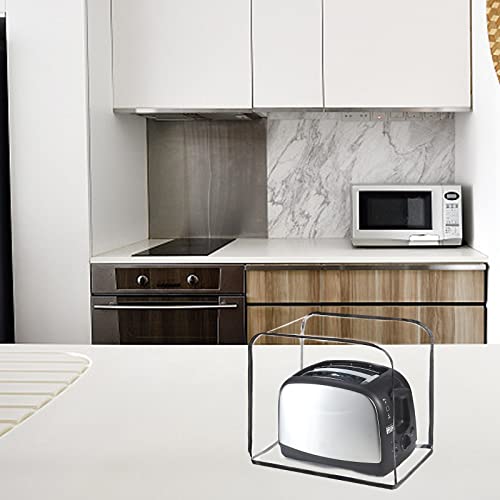 Toaster Cover,Waterproof Toaster Cover 4 Slice Bread Maker Cover,Kitchen Small Appliance Covers,Clear Toaster Dust Cover,Toaster Covers for Most Standard 4 Slice Toasters,Microwave Oven Cover - Kitchen Parts America