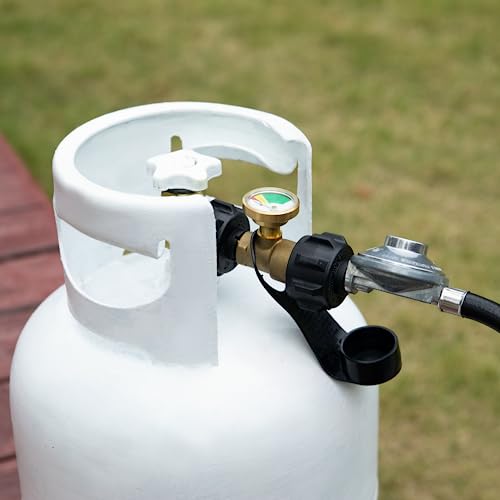 GASPRO Propane Tank Gauge Level Indicator, Accurate Propane Gauge for Propane Tanks, Cylinder, RV Camper, Gas Grill and More, Tool-Free Installation, 2 Pack - Grill Parts America