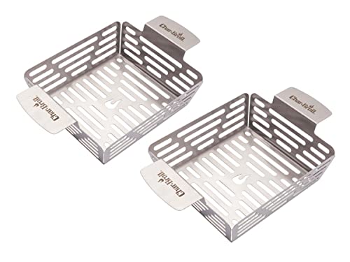 Char-Broil 140016 Grill+ Baskets (2 pcs), Stainless Steel - Grill Parts America