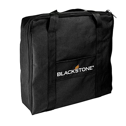 Blackstone 17 inch Griddle Cover and Carry Bag Water Resistant 600D Polyester Heavy Duty Flat top 17" Gas Grill Cover Accessory Exclusively Fits Blackstone 17" Griddle Cooking Station Without Hood - Grill Parts America