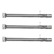 Hongso SBF231 (3-Pack) Universal BBQ Gas Grill Replacement Stainless Steel Pipe Tube Burner for BBQ Pro, Kenmore Sears, K Mart Part, Members Mark Part, Outdoor Gourmet, Lowes Model Grills 15 3/8 - Grill Parts America