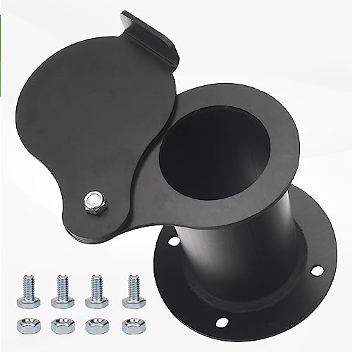 2" Teardrop Flanged Vent Damper for UDS Ugly Drum Lid Exhaust 16, 30 and 55 Gallon Drum Smokers - 2" Teardrop Style Bolt on - Grill Parts America