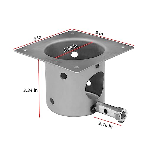 COMVIEE Fire Burn Pot and Hot Rod Ignitor Kit Replacement Parts for Traeger & Pit Boss Wood Pellet Grill Smoker, Fire Burner Pot with Screws and Fuse - Grill Parts America